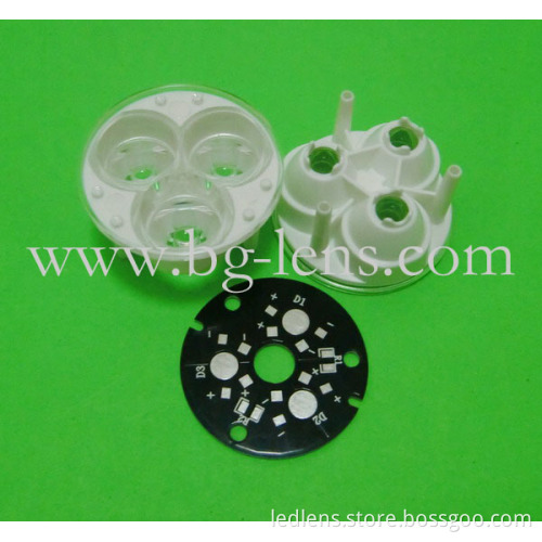 3W led lens with PCB (BG-50-60-3TE-S)